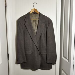 Vintage Corbin Suit Jacket Donegal Tweed Sport USA Union made